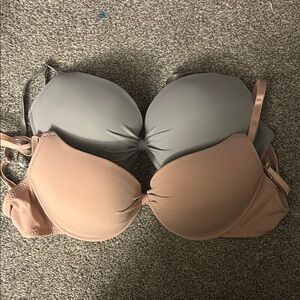 Women's Intimates Set - Gray and Pink Bras
